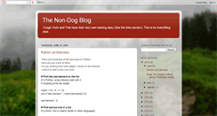 Desktop Screenshot of nondogblog.frap.org